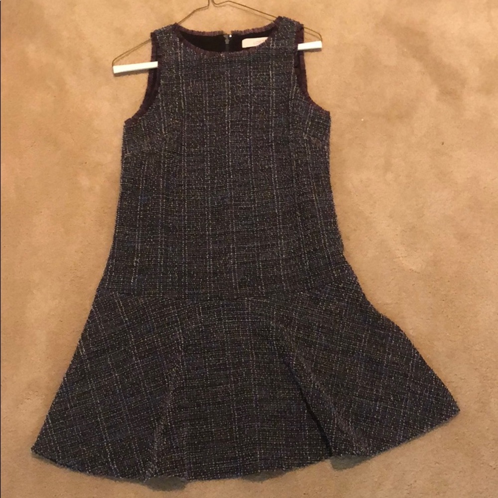 loft xs tweed dress